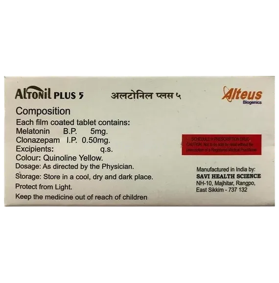 altonil plus 5mg tablet 15's